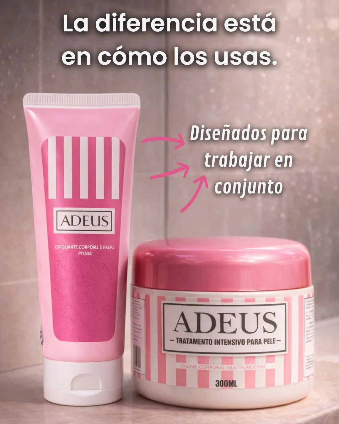 KIT. Adeus 300ml y Exfoliante Pitaya