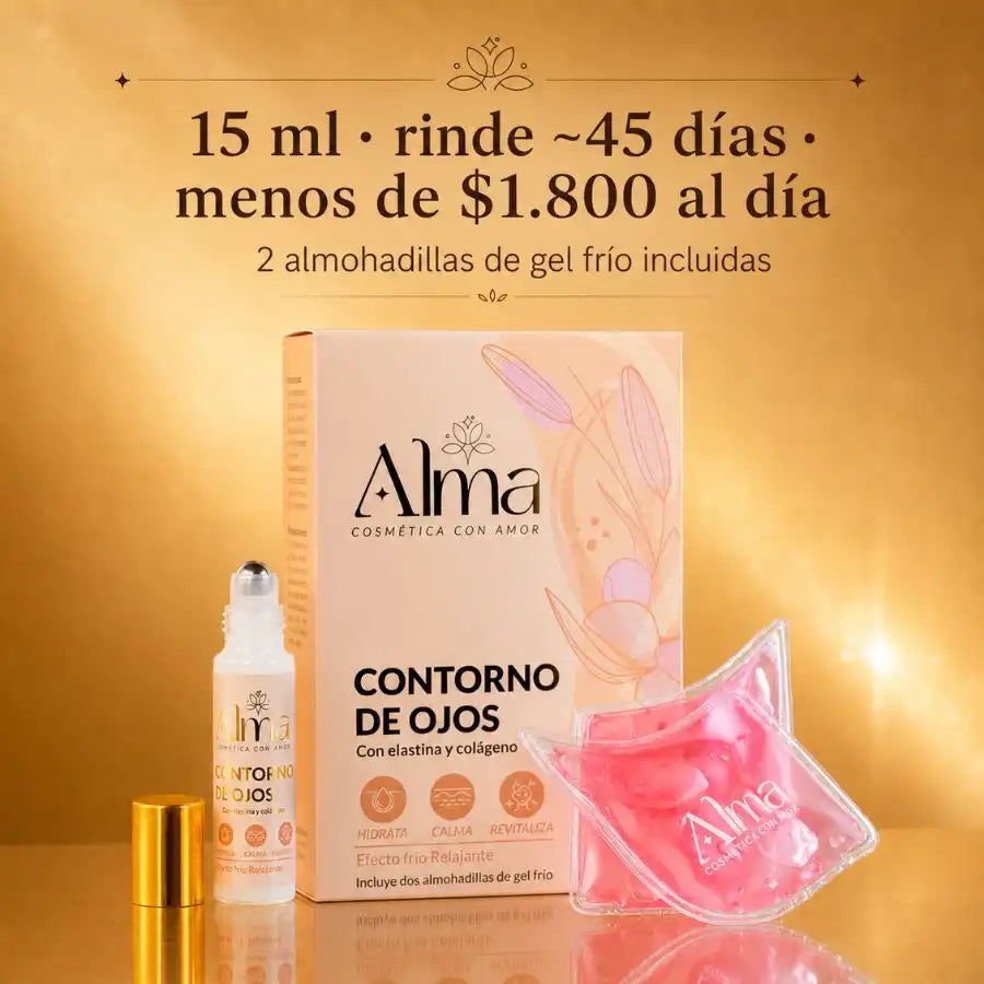 CONTORNO DE OJOS CON ELASTINA Y COLAGENO