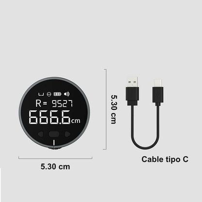 Cinta métrica digital electrónica - Pantalla LED