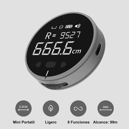 Cinta métrica digital electrónica - Pantalla LED
