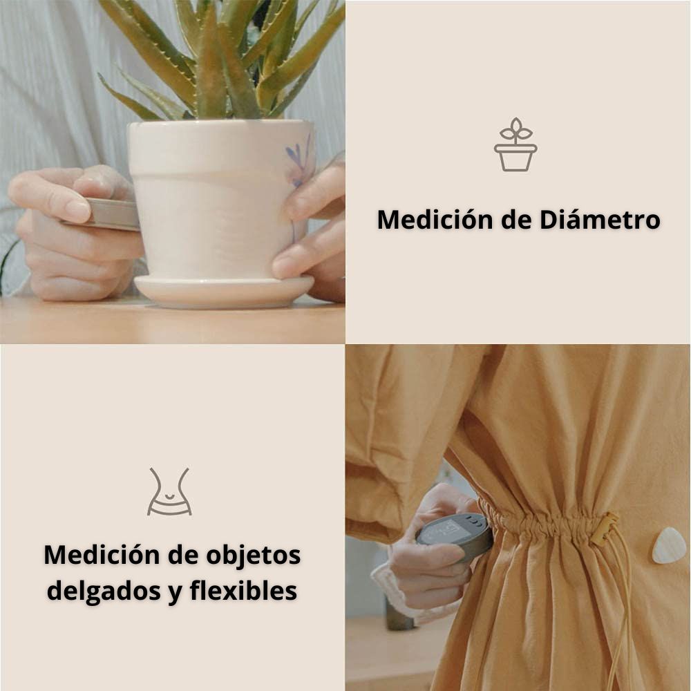 Cinta métrica digital electrónica - Pantalla LED