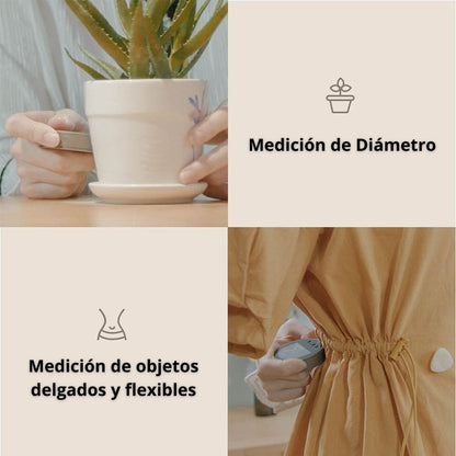 Cinta métrica digital electrónica - Pantalla LED